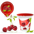 Quality printed aluminum lidding foil with PP/PS lacquer for yogurt cups